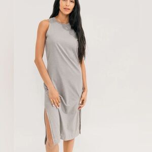 🔥Easy standard Relaxed Midi Muscle Dress sz medium  New
